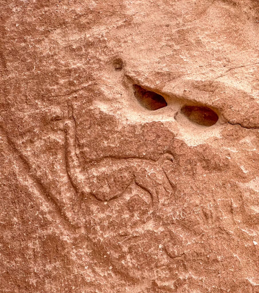 Yerbas Buenas – petroglify na pustyni Atacama