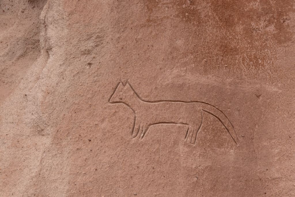 Yerbas Buenas – petroglify na pustyni Atacama