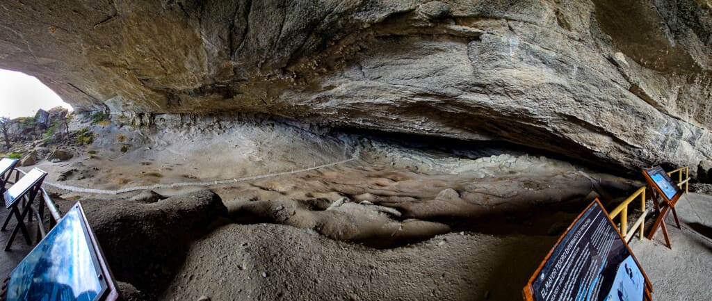 Jaskinia Mylodona gigantyczny prehistoryczny leniwiec