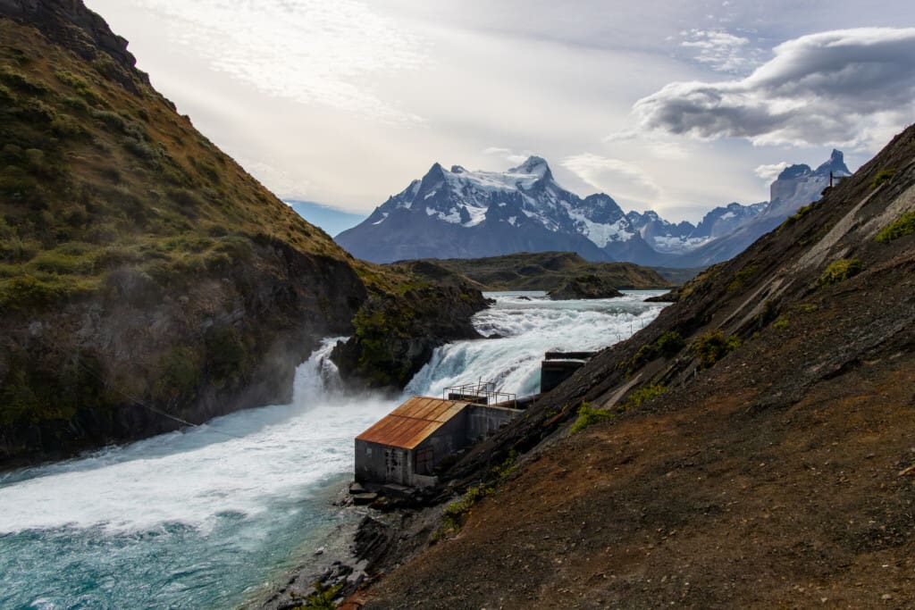 Torres del Paine – wodospad Salto Chico
