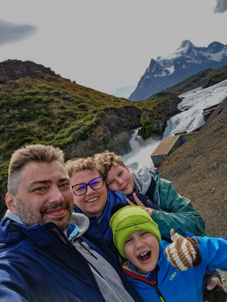 Torres del Paine – wodospad Salto Chico