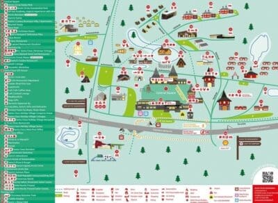 Oficjalna mapa ze strony https://santaclausvillage.info/